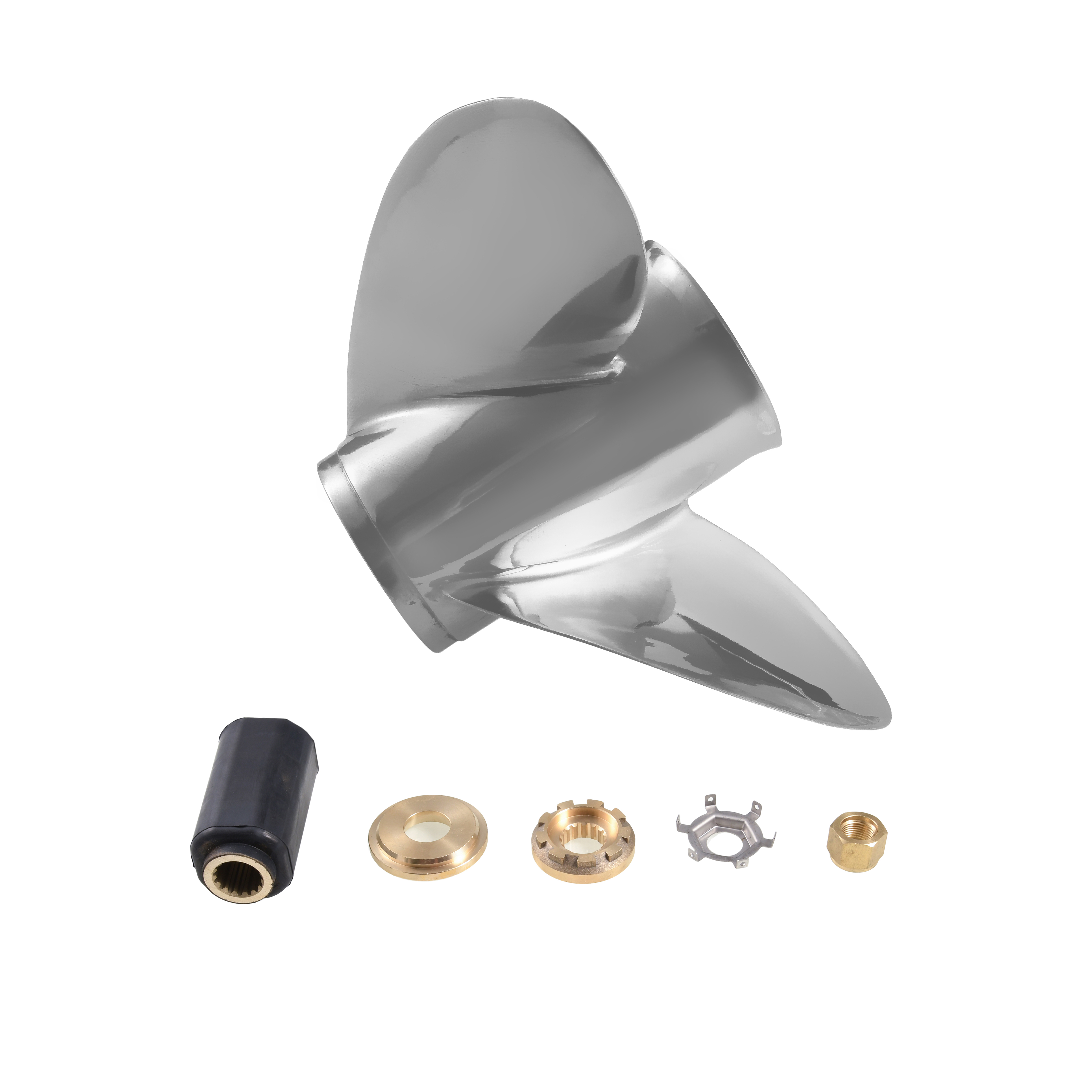 Interchangeable 90CT‑400 Stainless Steel Outboard Propeller for Mercury