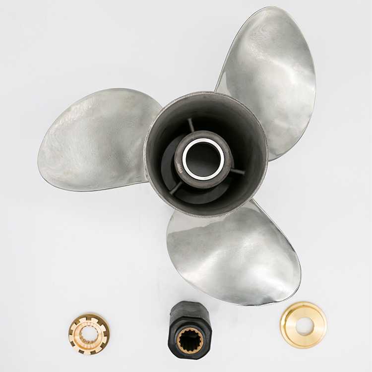 DT150 200 DT225 Stainless Steel Outboard Propeller for Suzuki 15Tooth Spline RH