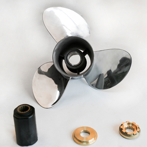 DT150 200 DT225 Stainless Steel Outboard Propeller for Suzuki 15Tooth Spline RH