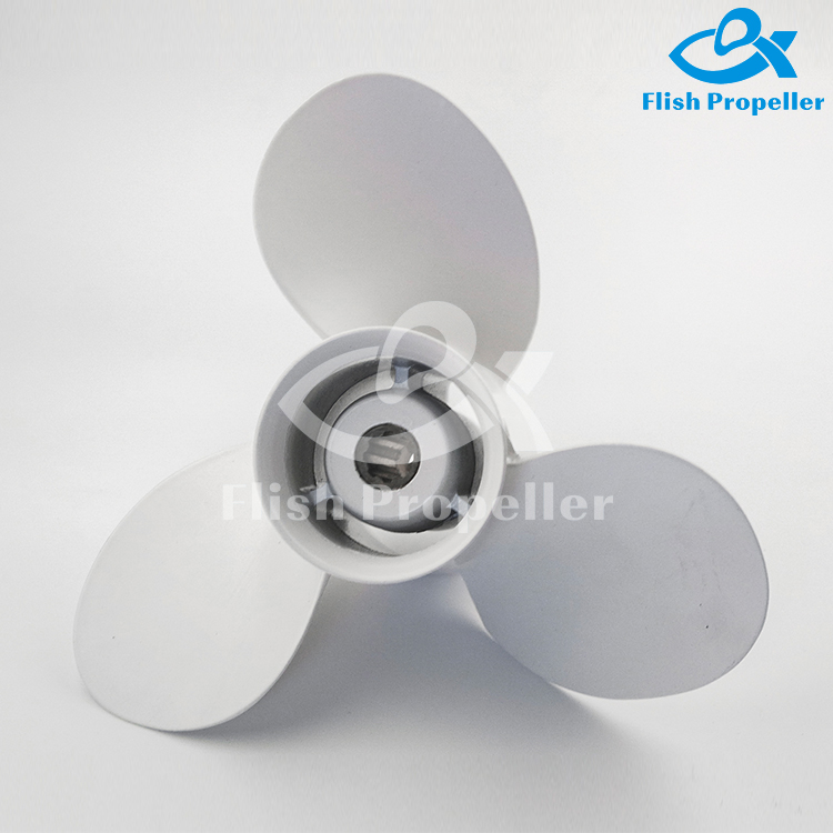 9.9-15 HP Aluminum Outboard Propeller for Yamaha 63V-45945-10-EL 8 Teeth RH